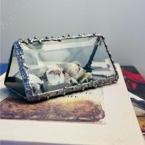 Glass Terrarium with Seashells